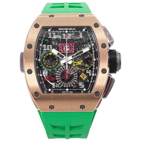 richard mille green band|Richard Mille watch straps.